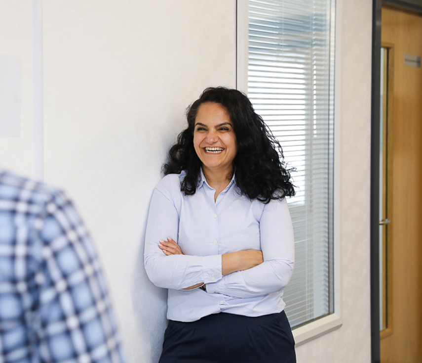London based photographer for relaxed natural staff interaction shots in the office
